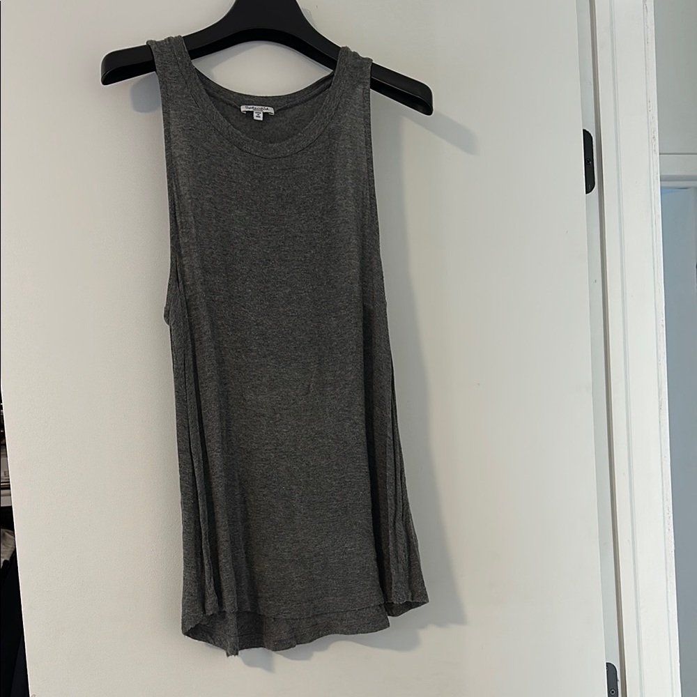 Splendid Gray Oversized Women's Tank Top